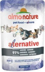 ALMO Nature Alternative cat kaps. sardinky 55g