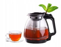 Altom Sklenená čajová kanvica s varičom čaju a byliniek 2,2 l