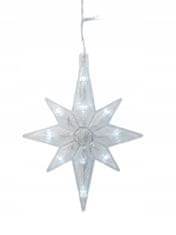 KONTRAST Vianočná svetelná LED reťaz Girlanda 275 cm studená biela