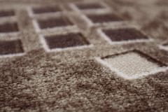 Sintelon AKCIA: 65x500 cm Metrážny koberec Roines brown (Rozmer metrového tovaru Bez obšitia)