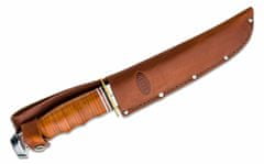 KA-BAR® KB-1236 BOWIE lovecký nôž 17,5 cm, mosadz, koža, kožené puzdro