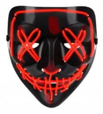 GGV  Desivá svietiaca maska červená