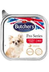 Butcher's Butcher 's Dog Pro Series s hovädzím Sensitive pate 100g