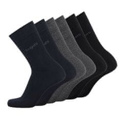 BUGATTI 6 pack - pánske ponožky 6703E-999 mixed pack (Veľkosť 43-46)