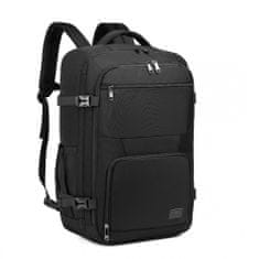 KONO Čierny objemný cestovný batoh do lietadla "Explorer" - veľ. XL