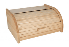 DOCHTMANN Chlebník prírodný, drevený, rolovací 39x29x18 cm