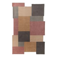 Flair Ručne všívaný kusový koberec Abstract Collage Pastel 120x180