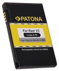 PATONA batéria pre mobilný telefón Motorola Razr V3 850mAh 3,7V Li-lon