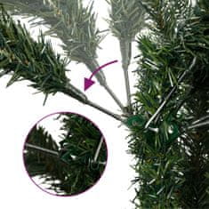 Vidaxl Umelý vianočný stromček so snehovými vločkami zelený 180 cm