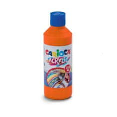 Carioca Akrylová farba prémiovej kvality Carioca 250 ml oranžová