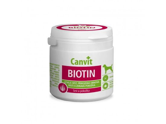 Canvit Doplnok stravy Biotin 100 tabliet, 100g