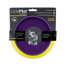 LickiMat Miska z kaučuku 8x16,5cm fialová