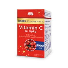 GreenSwan GS Vitamín C 1000 mg so šípkami 100 + 30 tbl.