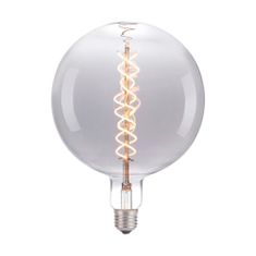 PAUL NEUHAUS Leuchten DIRECT LED Filament, Globe, E27, dymová farba, priemer 18cm 3000K LD 08486