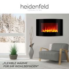 Heidenfeld Elektrický krb HF-WK100A - kameň