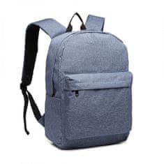 KONO Modrý ľahký batoh do školy "Basic"
