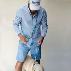 HARLEY® Nastaviteľné nylonové vodítko pre psov bez použitia rúk | CROSSLEASH