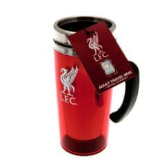 FAN SHOP SLOVAKIA Cestovný hrnček Liverpool FC, červený, znak klubu, 450ml