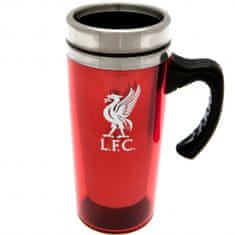 FAN SHOP SLOVAKIA Cestovný hrnček Liverpool FC, červený, znak klubu, 450ml