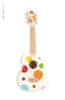 Janod Drevený hudobný nástroj prvá gitara pre deti Confetti s reálnym zvukom 6 strún