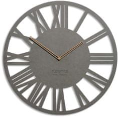 Flexistyle Nástenné hodiny Loft Adulto šedá, z219-1a 50cm