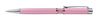 Guľôčkové pero SWAROVSKI Crystals, ružová, ružové kryštály v strednej časti pera, 1805XGL242