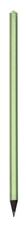 ART CRYSTELLA Ceruzka zdobená zeleným kryštálom SWAROVSKI, metalická zelená, 14 cm, 1805XCM409