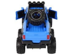 Lean-toys Terénne auto s trecím pohonom Veľké kolesá 1:16 Modrá