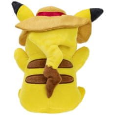 Jazwares Pokémon plyšová hračka Summer Pikachu s klobúkom cca 20 cm