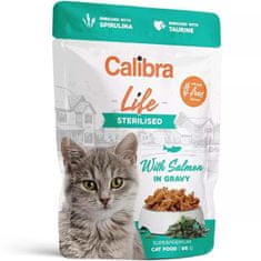 Calibra Cat Life kaps. Sterilised Salmon in gravy 85 g