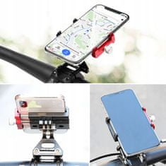 GUB Držiak telefónu na bicykel alebo motorku, GUB G99, montáž na driek riadenia