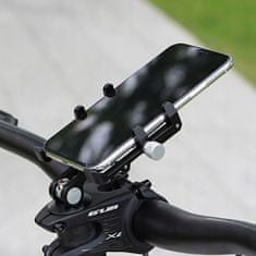 GUB Držiak telefónu na bicykel alebo motorku, GUB G95, montáž na sedlovku mostíka kormidlovne