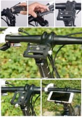 GUB Držiak telefónu na bicykel alebo motorka, GUB G83, nylon plast riadidlá nie je ťažký