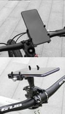 GUB Držiak telefónu na bicykel alebo motorka, GUB PLUS 21, hliníkové na riadidlá