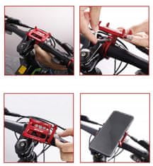 GUB Držiak telefónu na bicykel alebo motorka, GUB G86, montáž na riadidlá