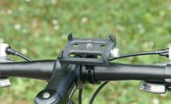 GUB Držiak telefónu na bicykel alebo motorka, GUB G83, nylon plast riadidlá nie je ťažký