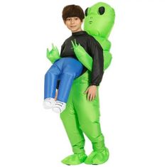 JOJOY® Zábavný nafukovací kostým na Halloween – Únos mimozemšťanmi | UFOMAN