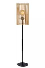 LUCIDE Stojacia lampa JANTINE priemer 26 cm - 1xE27 - Light wood