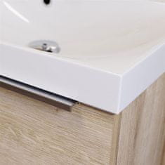 Mereo Mailo kúpeľňová skrinka, spodná, dub, 2 zásuvky, 1210x700x480 mm CN528S - Mereo