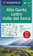 Alto Garda, Ledro, Valle Sarca 1:25 000 / turistická mapa KOMPASS 096