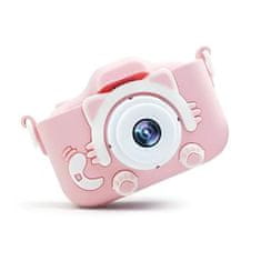 MG X5S Cat detský fotoaparát + 32GB karta, ružový