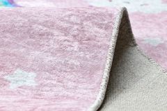 Dywany Łuszczów Detský kusový koberec Junior 52063.802 Rainbow pink 80x150