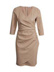 Orsay Béžové dámske koženkové šaty 36