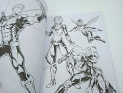 MARVEL COMICS Maxi omaľovánka Marvel so samolepkami - Avengers