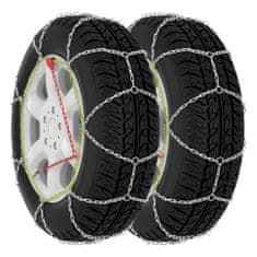 Vidaxl Snehové reťaze na pneumatiky 2 ks 9 mm KN70