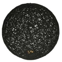 ModernHome Dekoratívna lampa Led sféra čierna 20 cm