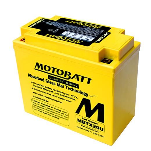 MOTOBATT Batéria MBTX20U 21 Ah, 12 V, 4 vývody)