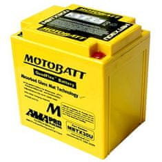 MOTOBATT Batéria MBTX30U 34 Ah, 12 V, 4 vývody