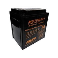 MOTOBATT Batéria MBTX30U HD 34 Ah, 12 V, 4 vývody, čierna