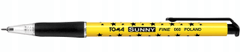 BTS Automatické guľôčkové pero čierne s hviezdičkami 0,7 mm